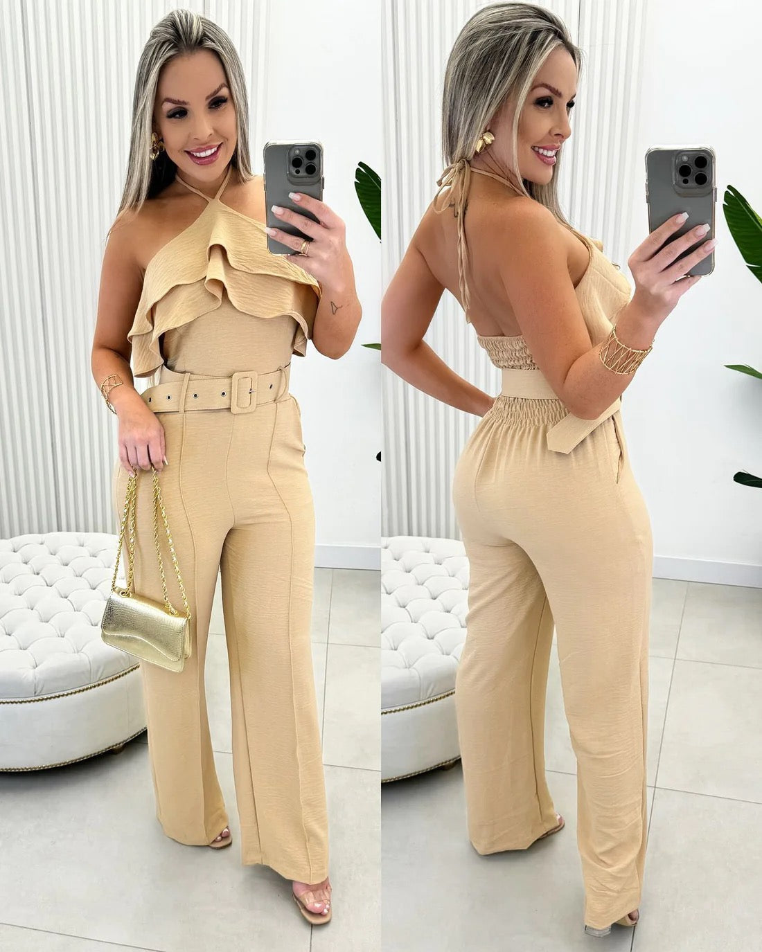 Macacão Duna Babado