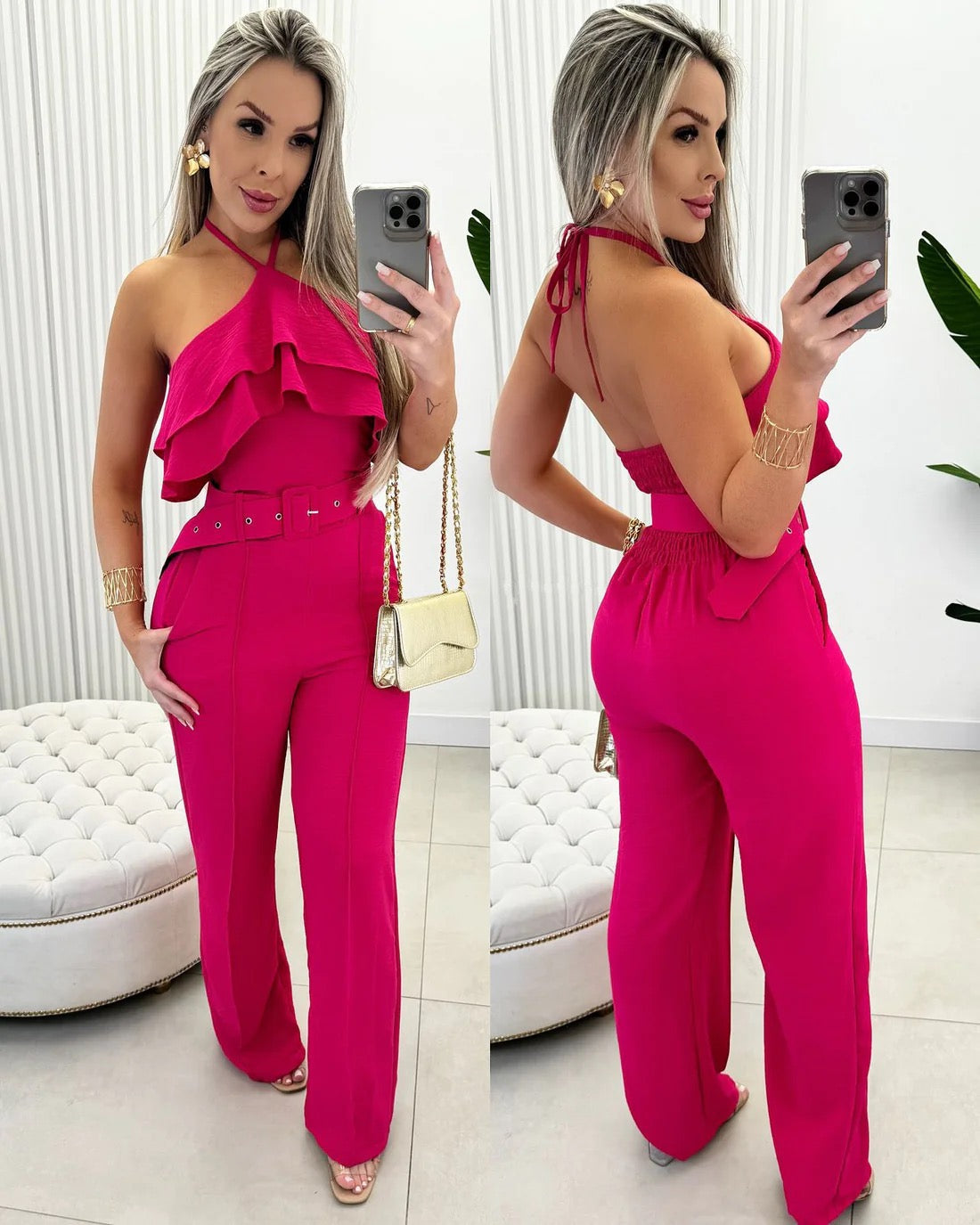 Macacão Duna Babado