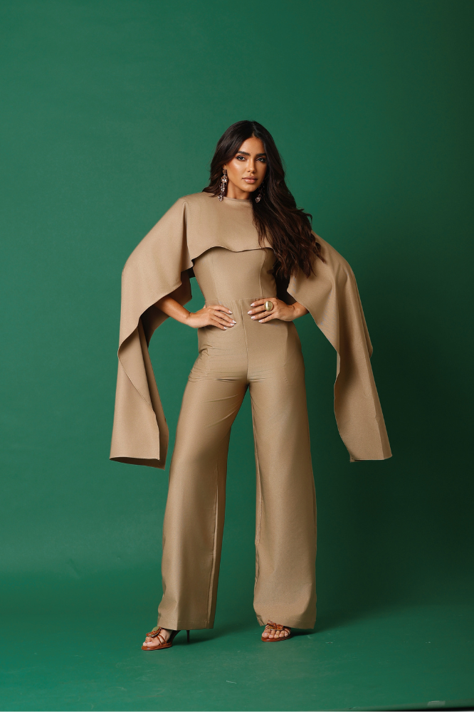 Conjunto Macacão Pantalona e Colete Removível Sense